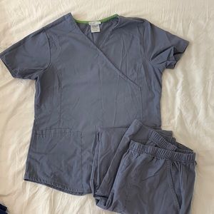 Grey scrub set.